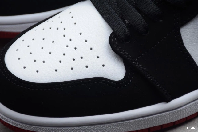 Bmlin Jordan 1 Low Black Air 553558-116 Toe 0724